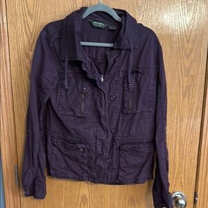 Eddie Bauer Women's Dark Purple Utility Jacket